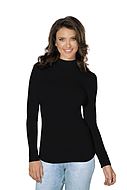 Long sleeve top, smooth and comfortable fabric, turtle neck